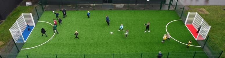 Football Pitch at Crookesbroom Primary Academy in Doncaster